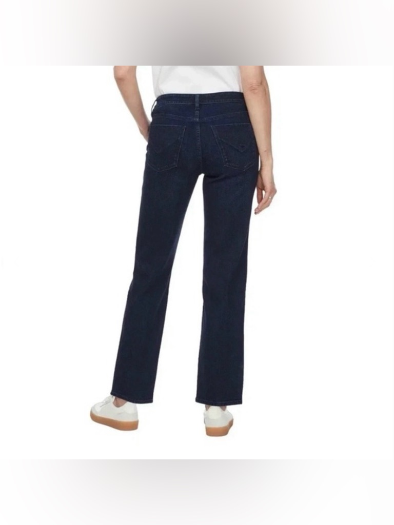 Nwt Hudson Casual Office High Rise Straight Leg Stretchy Denim Jeans Size 4 — image 2 of 8